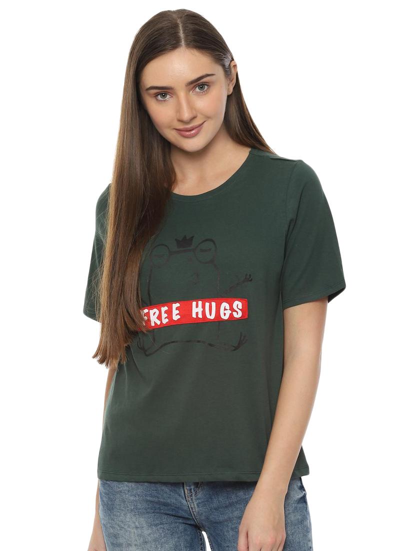 round neck quirky tee - 16577289 - Zoom Image - 1