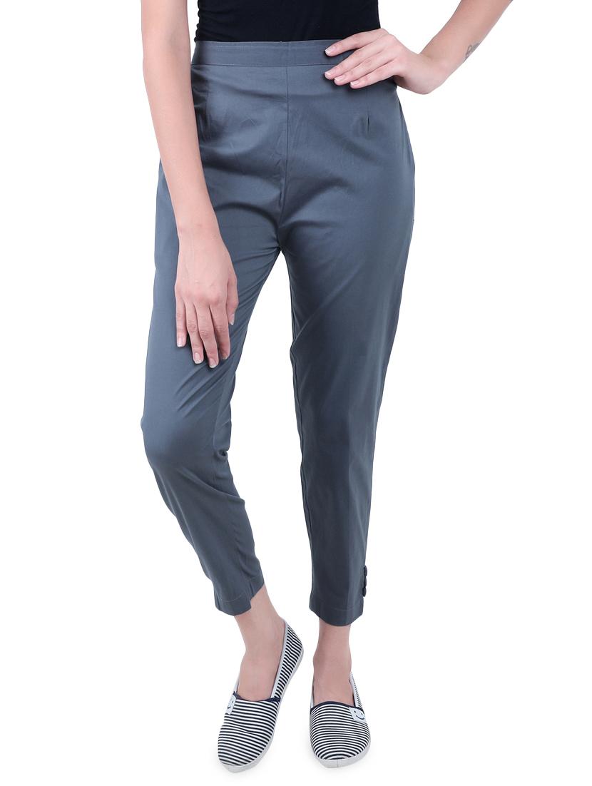 high rise solid trouser - 16577720 - Zoom Image - 1