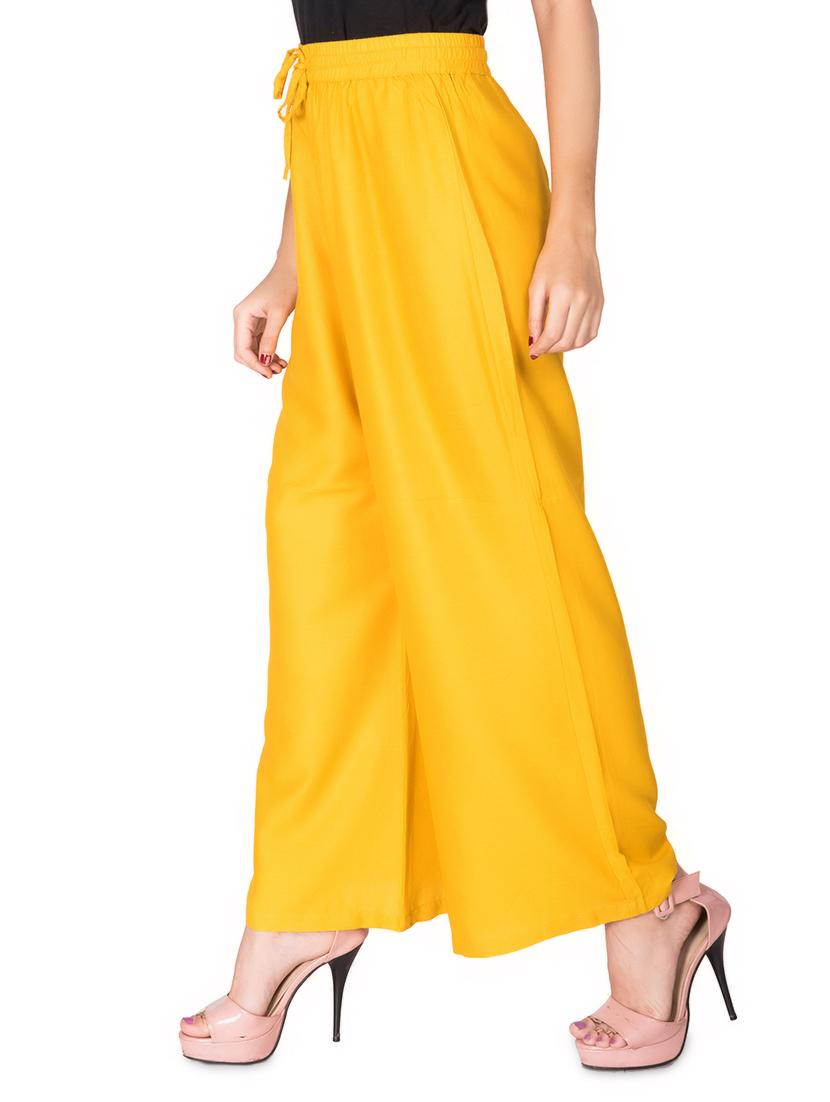 tie front solid palazzo - 16578011 - Zoom Image - 2