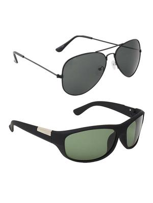royalmede set of 2 aviator & wrap around sunglasses - 16578091 - Standard Image - 2