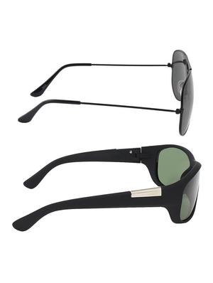 royalmede set of 2 aviator & wrap around sunglasses - 16578091 - Standard Image - 4