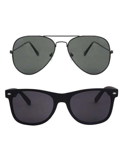 royalmede set of 2 aviator & wayfarer sunglasses - 16578095 - Very Small Image - 1