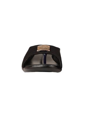 black slip on sandals - 16578603 - Standard Image - 3