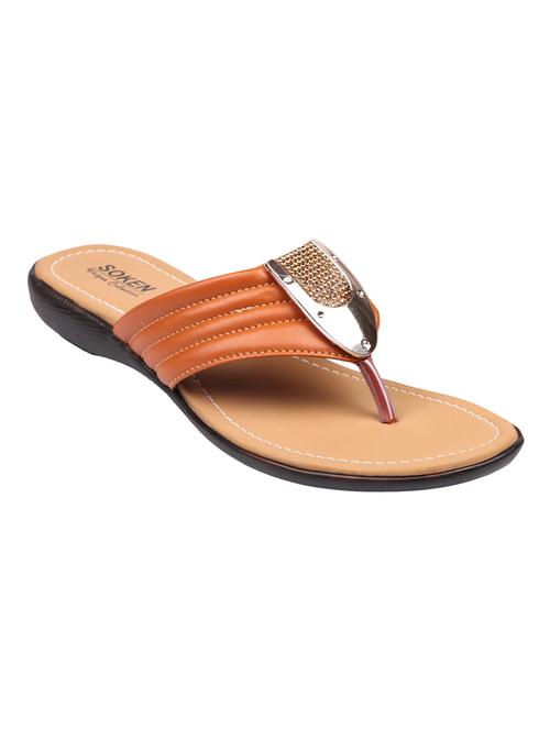 tan toe separator sandals - 16578615 - Standard Image - 1