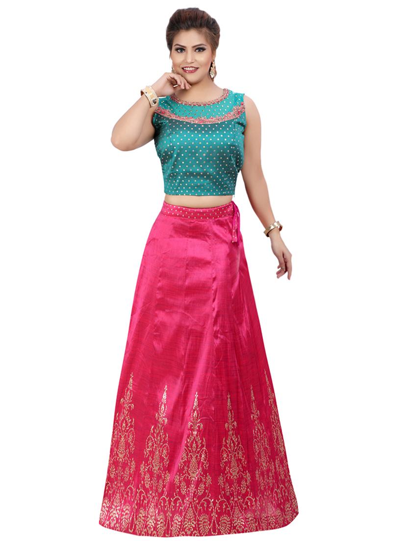 embellished a-line lehenga - 16579049 - Zoom Image - 1