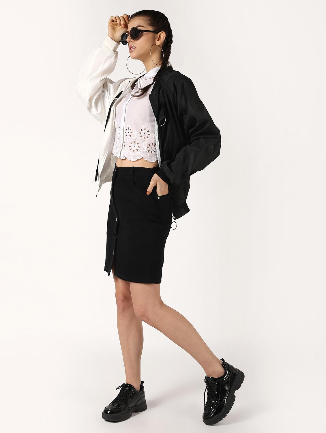 button up straight skirt - 16579498 - Zoom Image - 1
