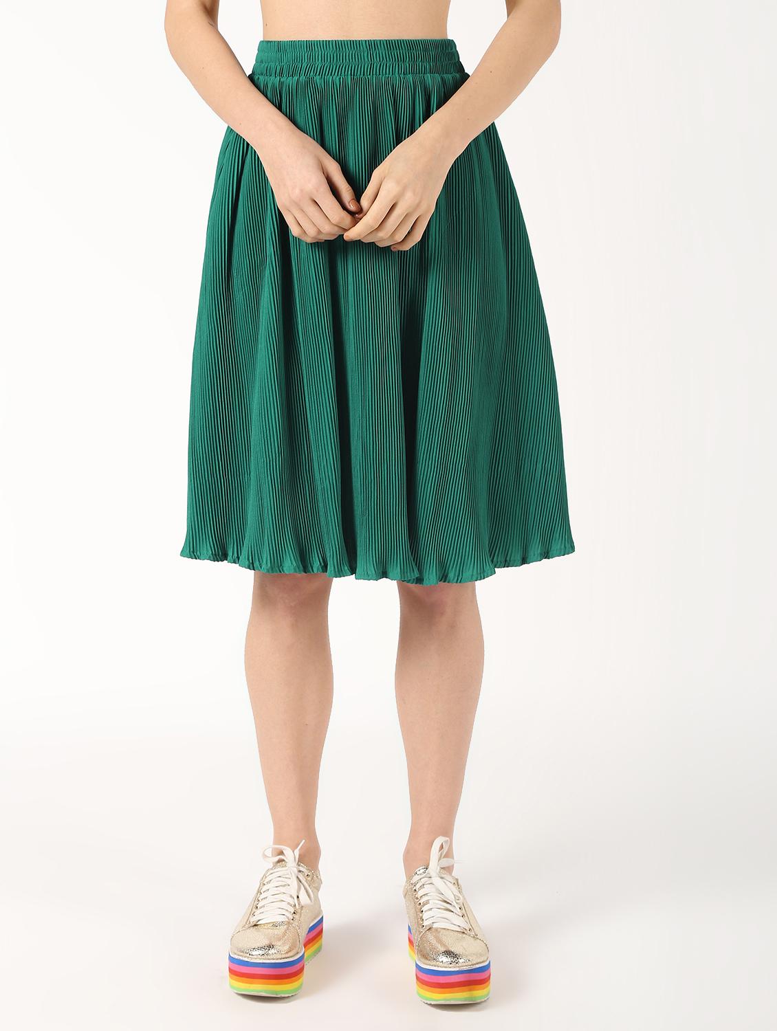 high rise pleated skirt - 16579501 - Zoom Image - 2