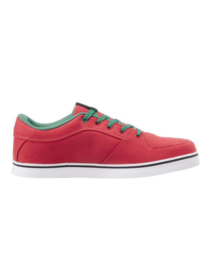 red canvas lace up sneakers - 16580149 - Zoom Image - 1