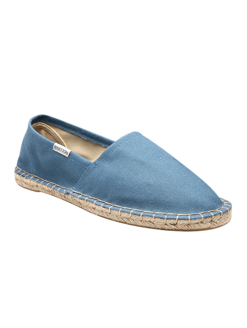 blue canvas slip on espadrilles - 16581022 - Zoom Image - 1