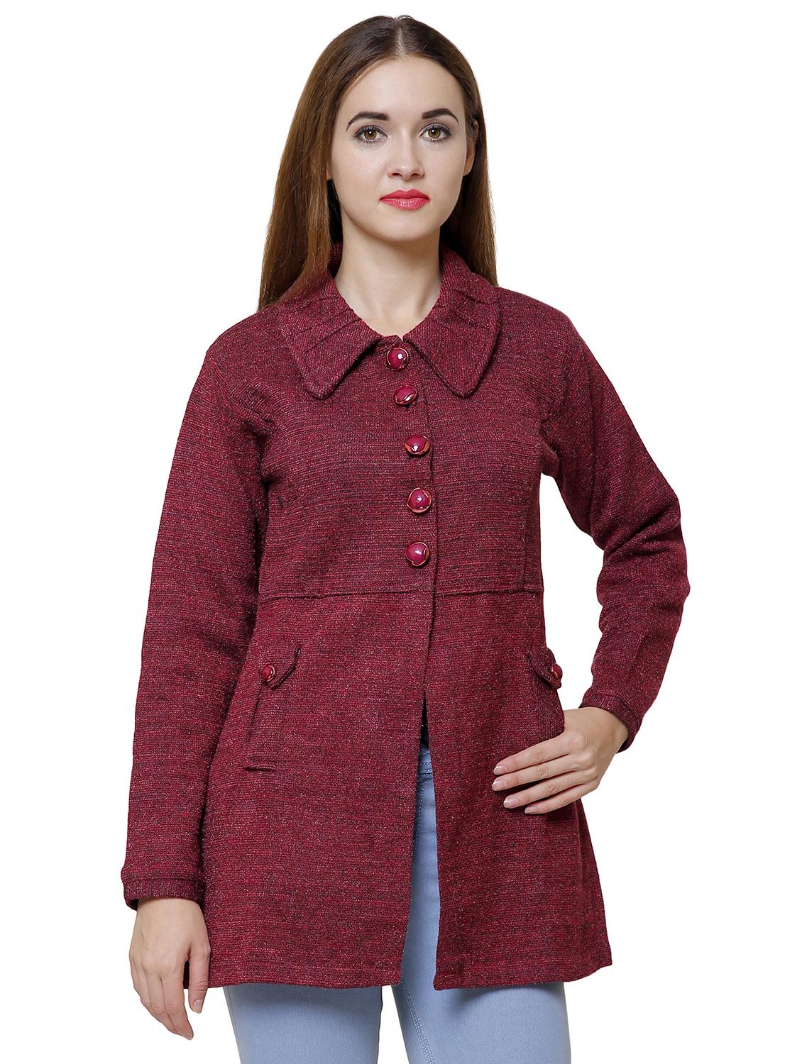 shirt neck pocket slit cardigan - 16581384 - Zoom Image - 1