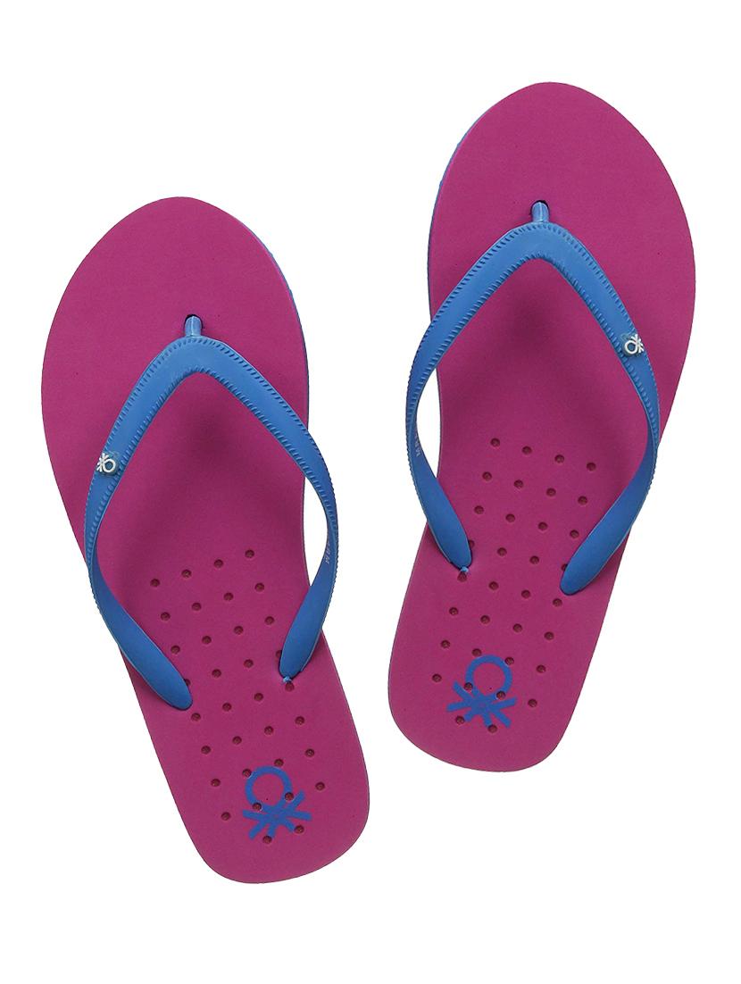 pink toe separator flip flops - 16581483 - Zoom Image - 1