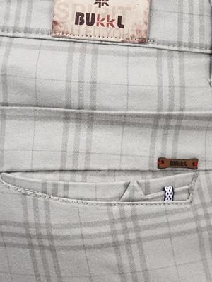 beige checkered chinos - 16584171 - Standard Image - 6