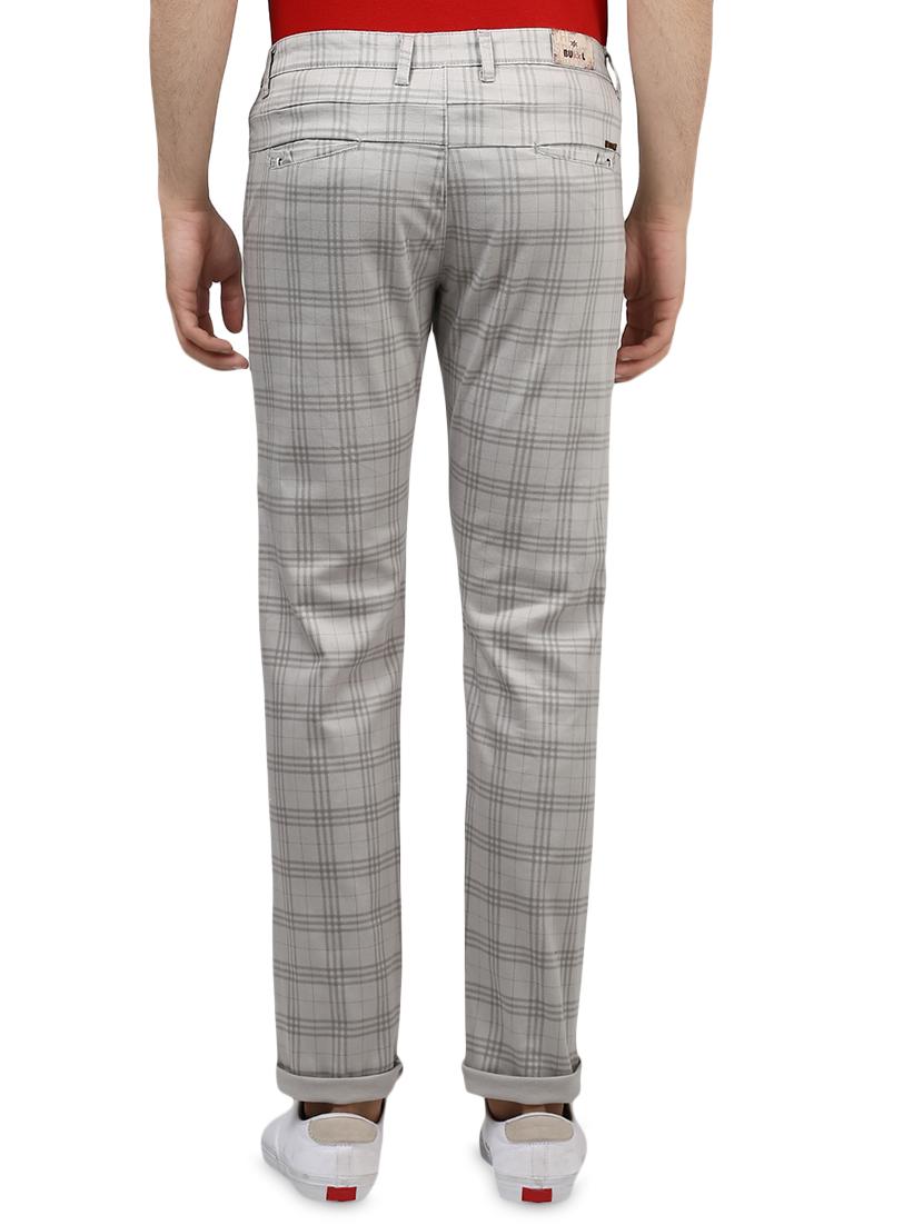 beige checkered chinos - 16584171 - Zoom Image - 3
