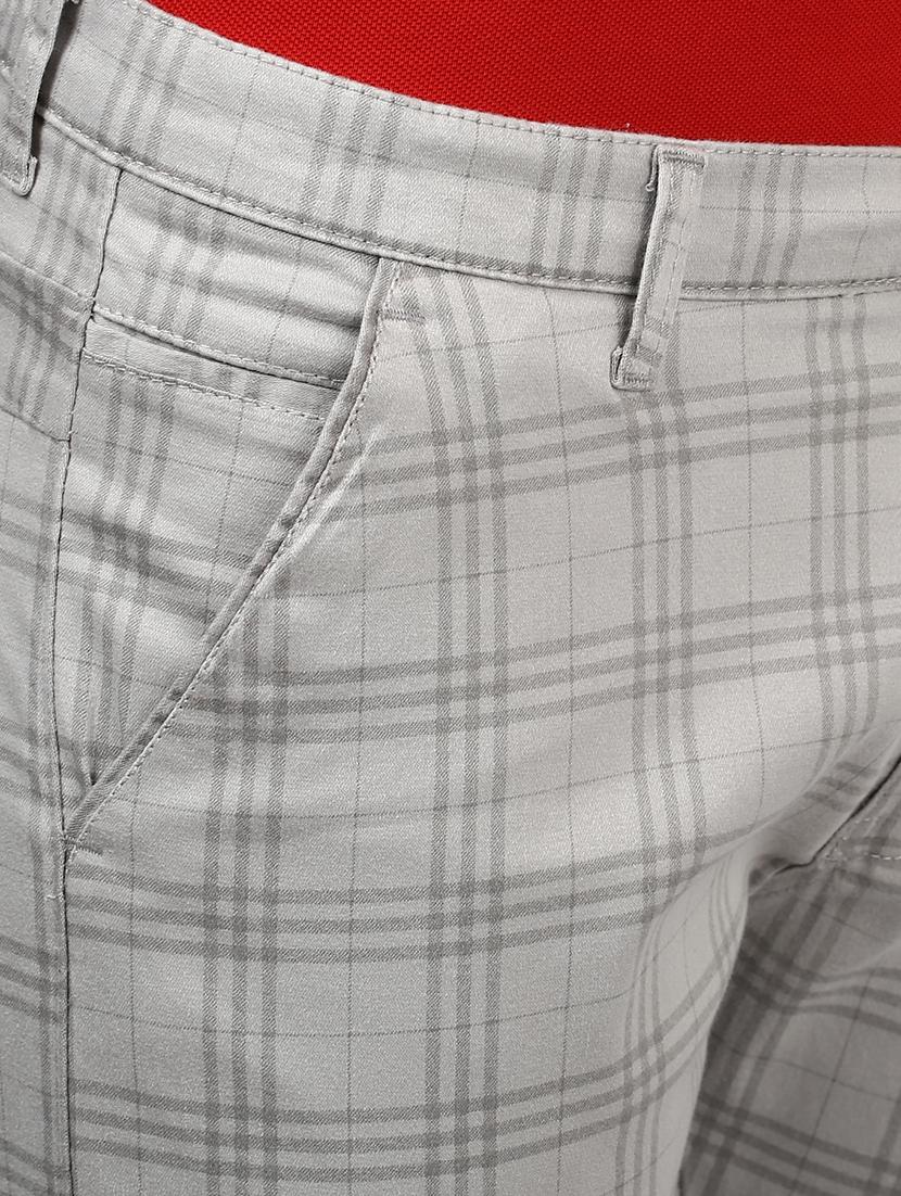 beige checkered chinos - 16584171 - Zoom Image - 5