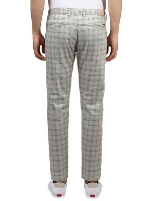grey checkered chinos - 16584179 - Standard Image - 3