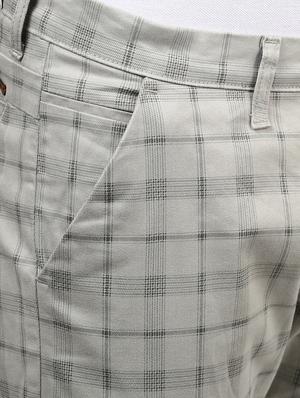 grey checkered chinos - 16584179 - Standard Image - 5