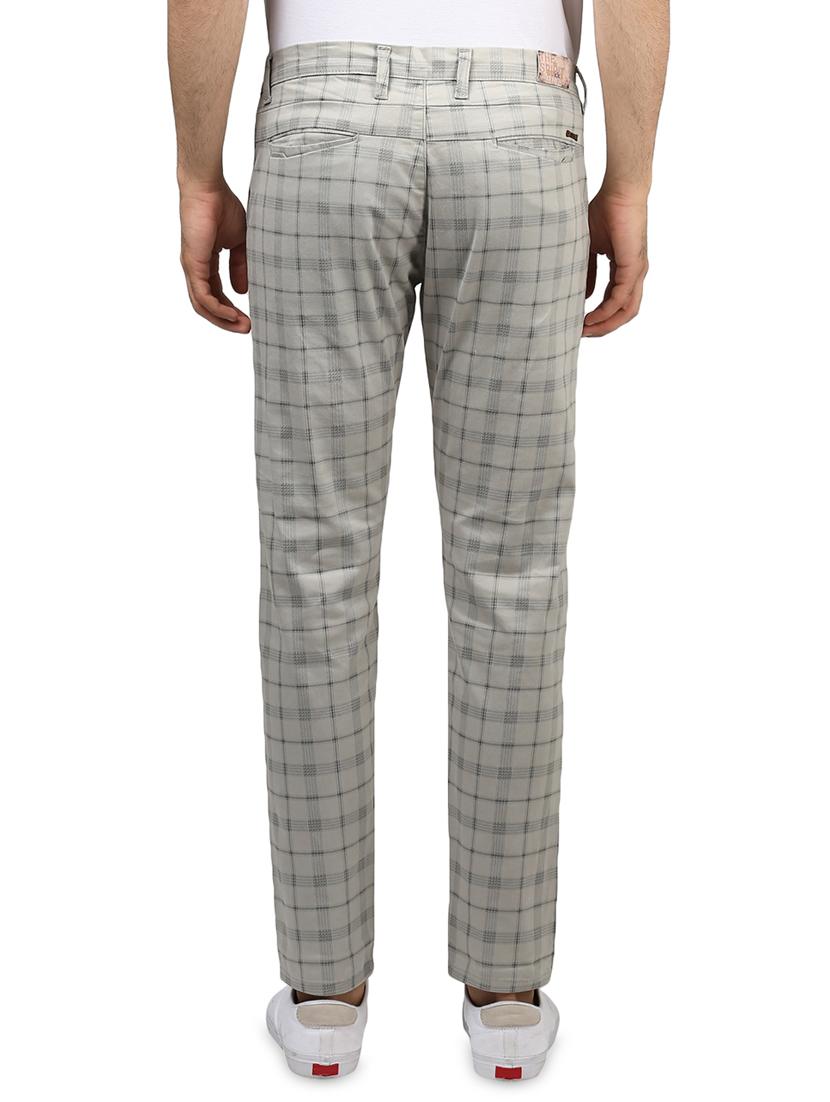 grey checkered chinos - 16584179 - Zoom Image - 3