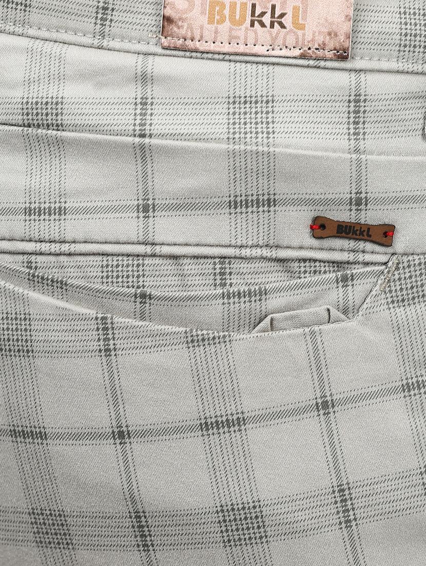 grey checkered chinos - 16584179 - Zoom Image - 6