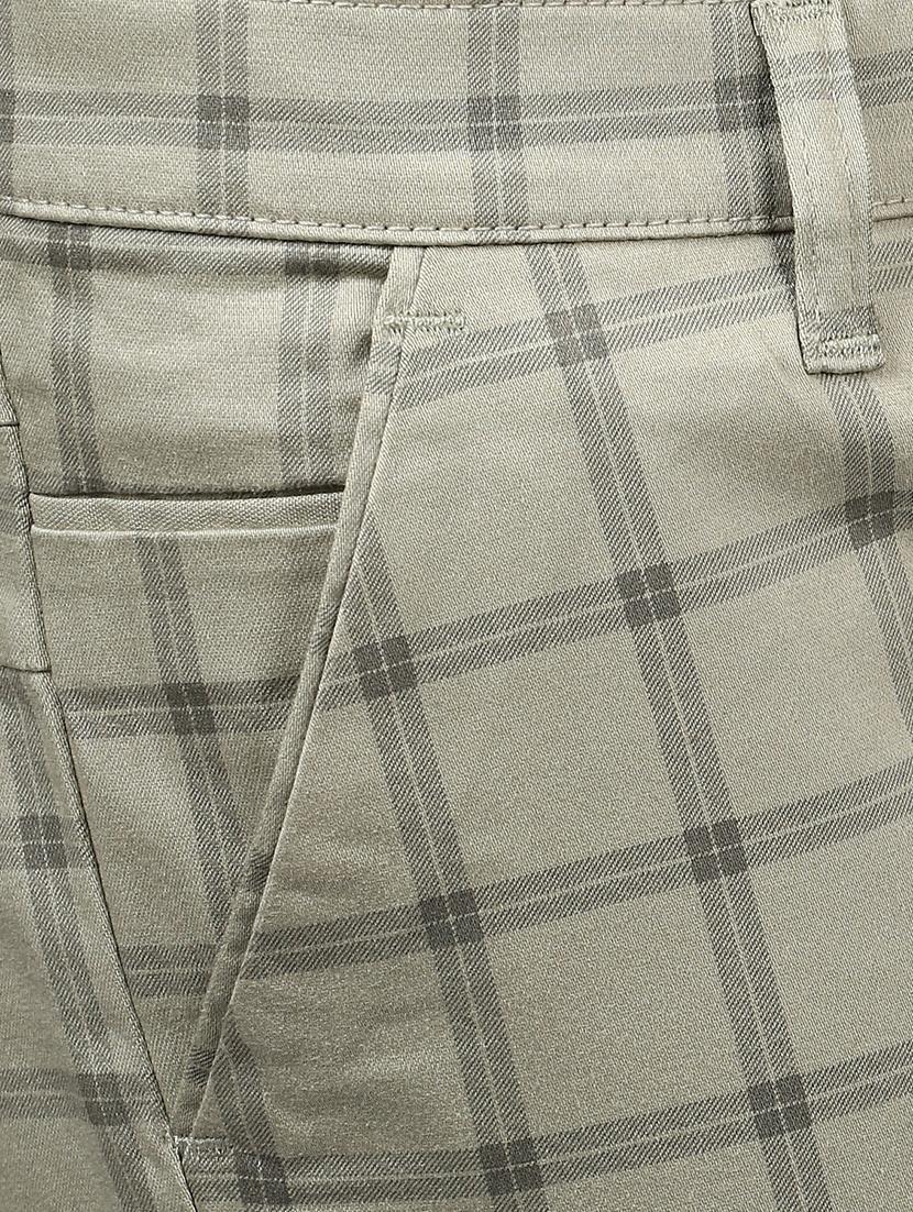 beige checkered chinos - 16584185 - Zoom Image - 6