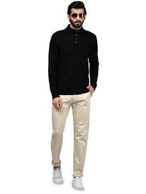 beige checkered chinos - 16584190 - Standard Image - 4