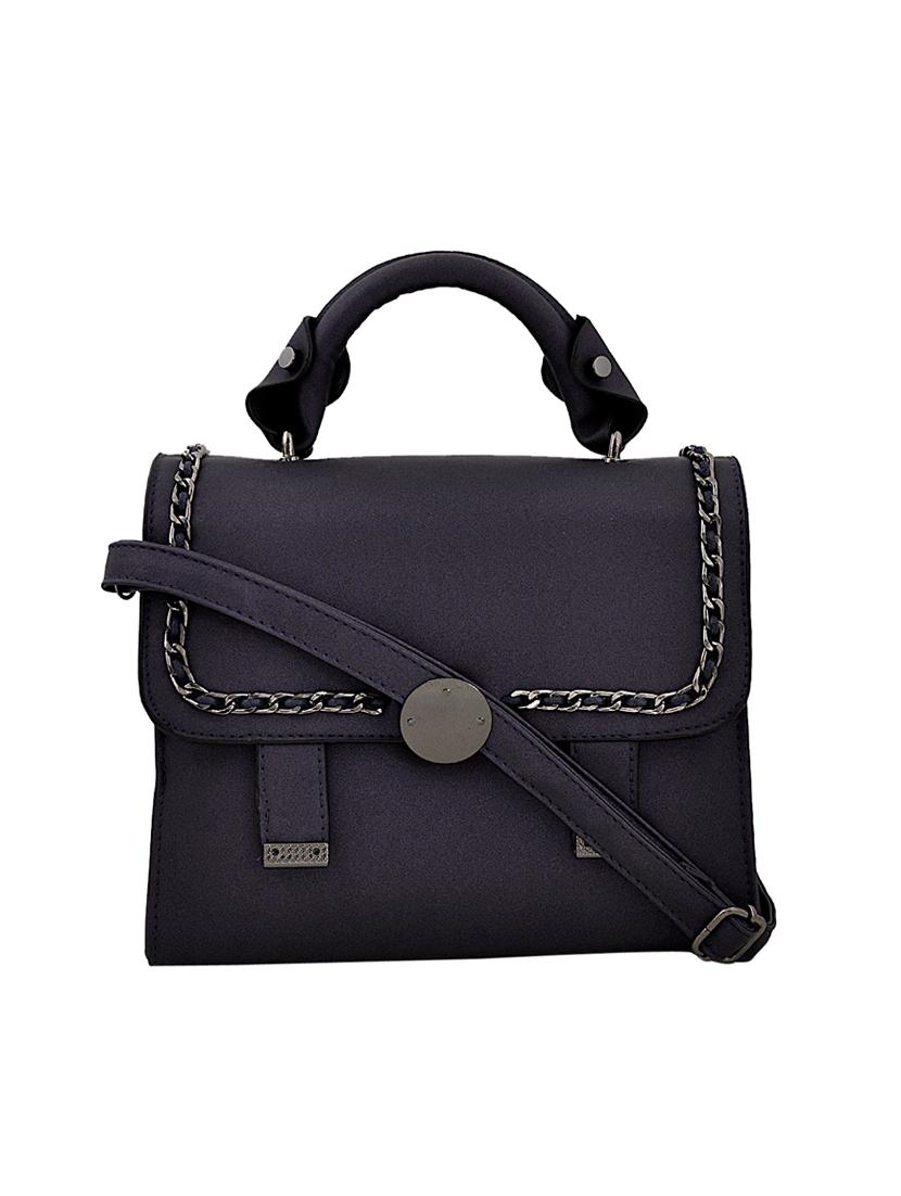 black leatherette (pu) sling bag - 16584526 - Zoom Image - 1