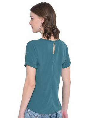 round neck pearl embellished top - 16584705 - Standard Image - 3