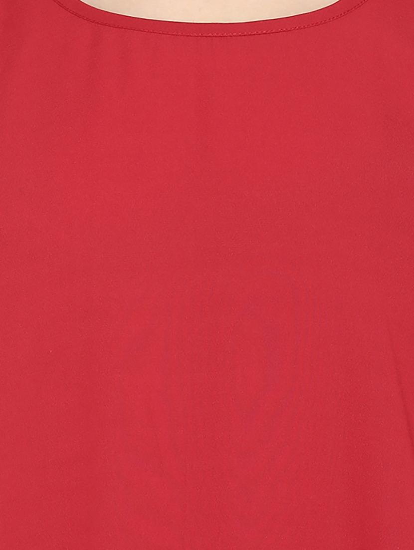 round neck asymmetric top - 16585338 - Zoom Image - 5
