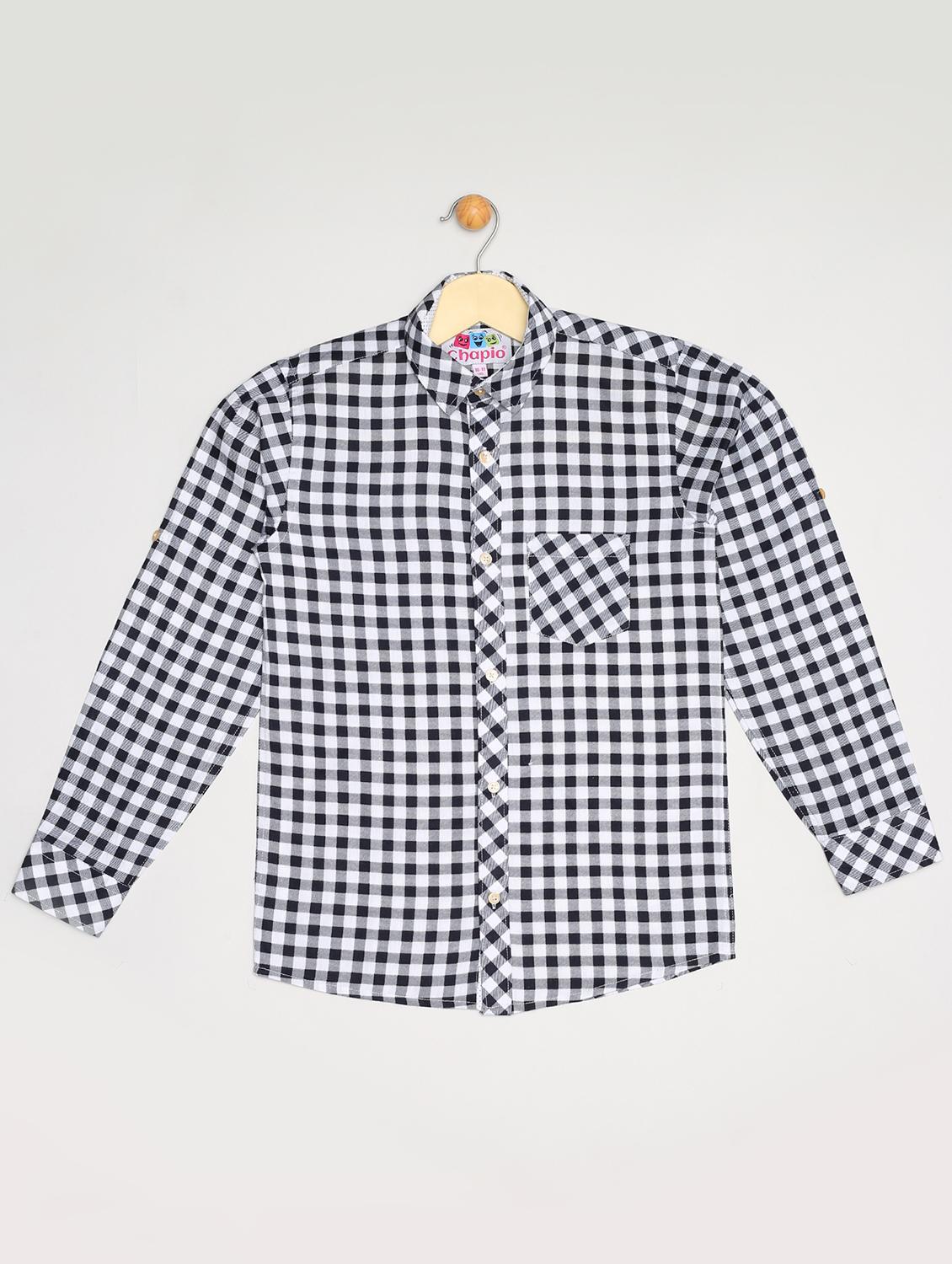 black cotton shirt - 16585539 - Zoom Image - 1