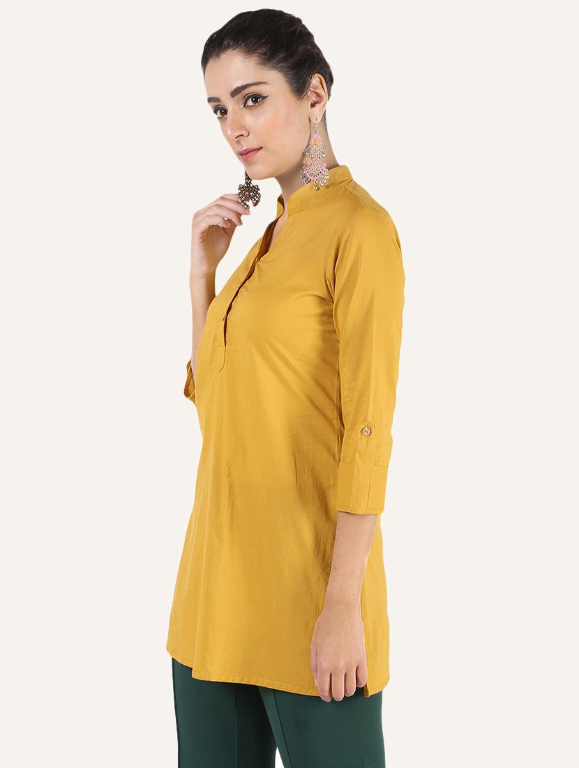 solid straight kurti - 16586326 - Zoom Image - 2