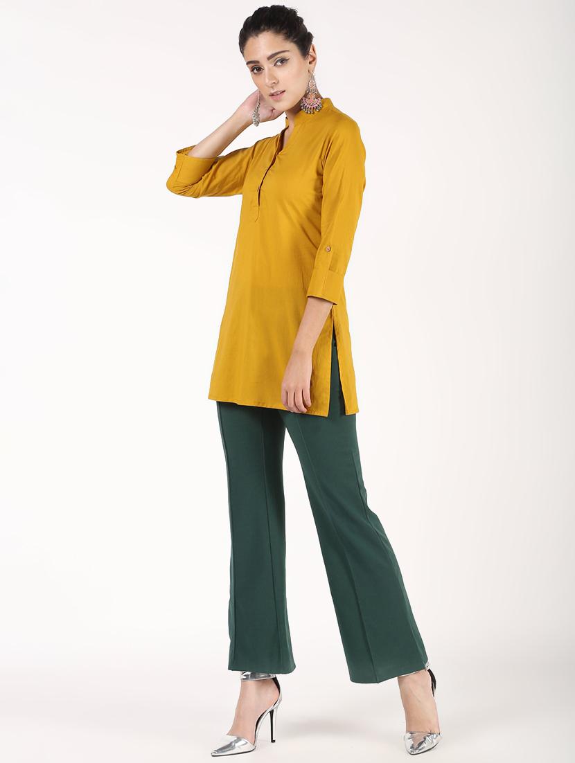 solid straight kurti - 16586326 - Zoom Image - 4