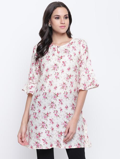floral straight kurti - 16586363 - Standard Image - 1