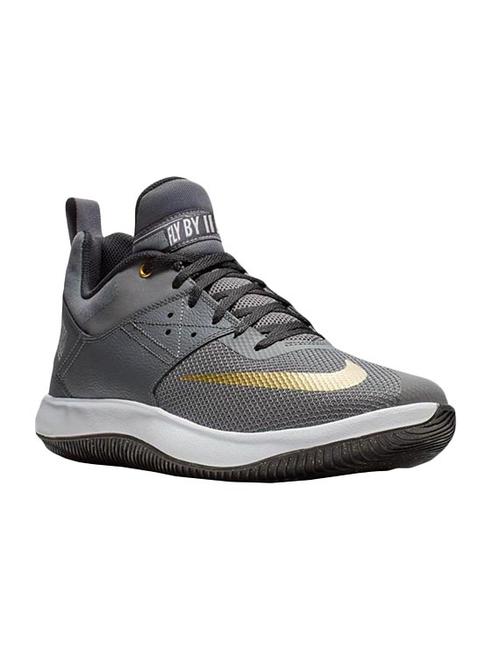 grey mesh lace up sport shoes - 16587324 - Standard Image - 1