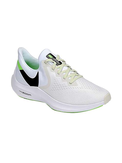 white mesh lace up sport shoes - 16587329 - Standard Image - 1