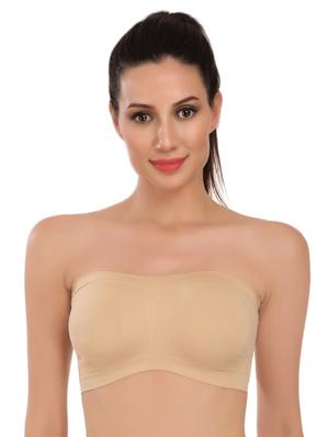 set of 2 solid tube bra - 16587369 - Standard Image - 4
