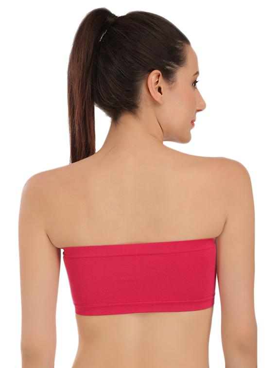set of 2 solid tube bra - 16587369 - Zoom Image - 3