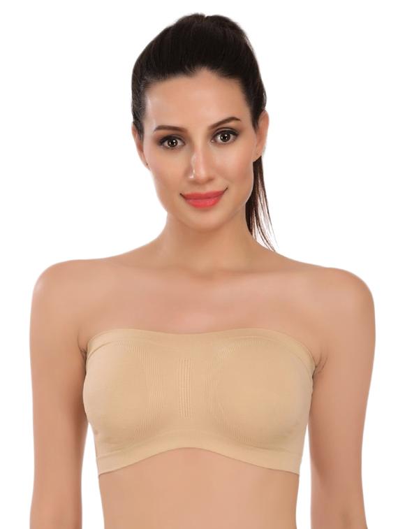 set of 2 solid tube bra - 16587369 - Zoom Image - 4