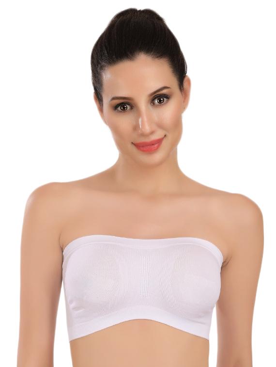 set of 2 solid tube bra - 16587370 - Zoom Image - 2