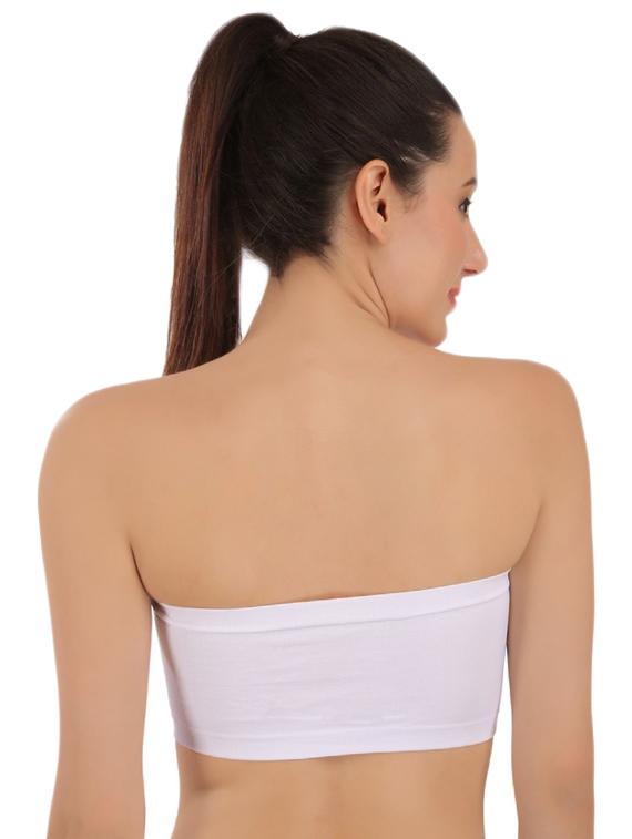 set of 2 solid tube bra - 16587370 - Zoom Image - 3