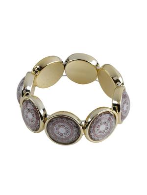 multi colored metal bangle bracelet - 16587551 - Standard Image - 2