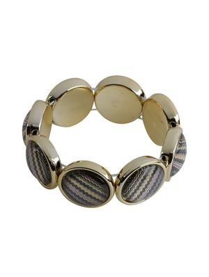 multi colored metal bangle bracelet - 16587552 - Standard Image - 2