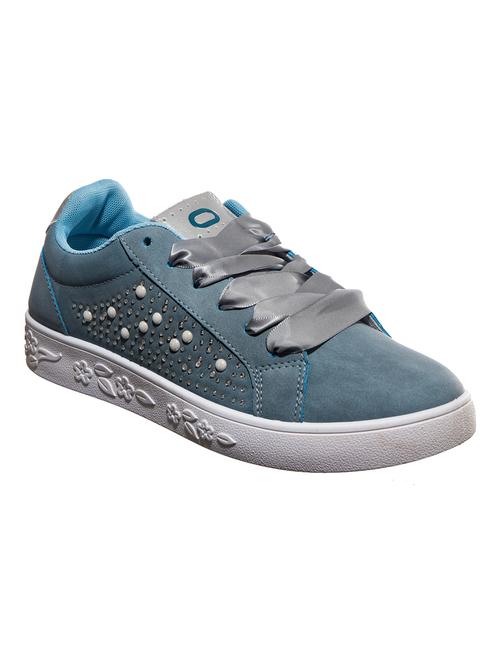 blue lace-up sneakers - 16588070 - Standard Image - 1