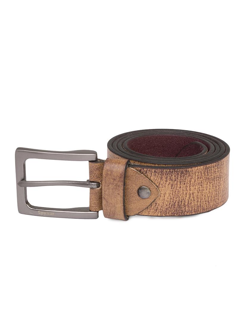 brown leather belt - 16589024 - Zoom Image - 1
