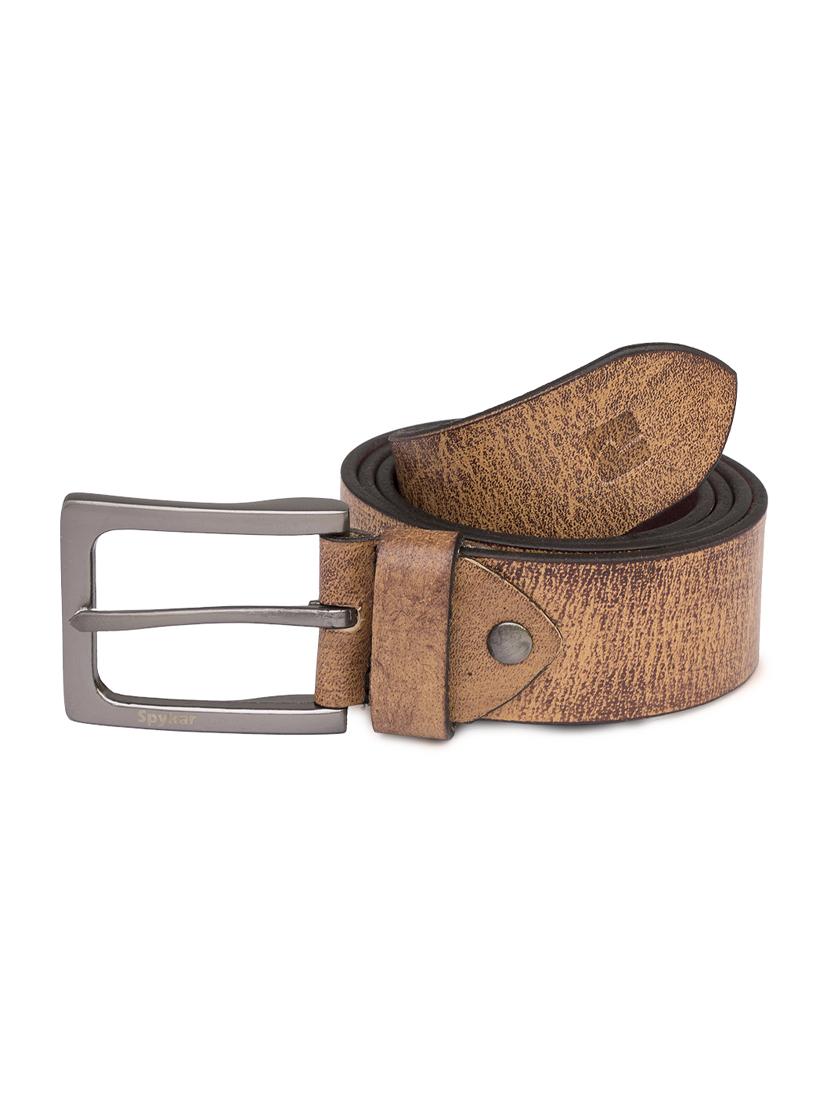 brown leather belt - 16589024 - Zoom Image - 2