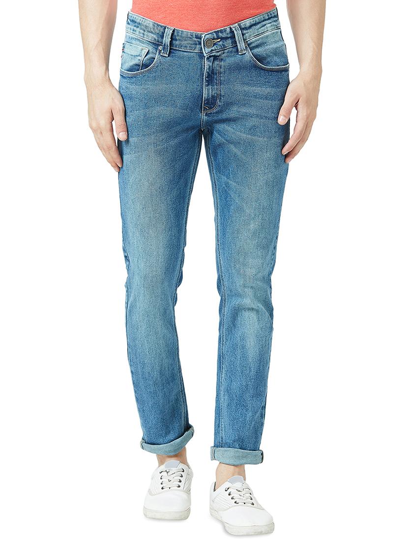 blue light washed denim jeans - 16589037 - Zoom Image - 1