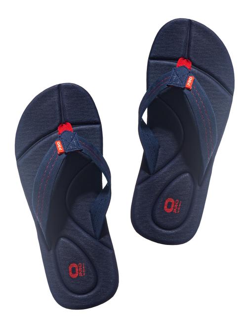 navy toe separator flip flops - 16589078 - Standard Image - 1
