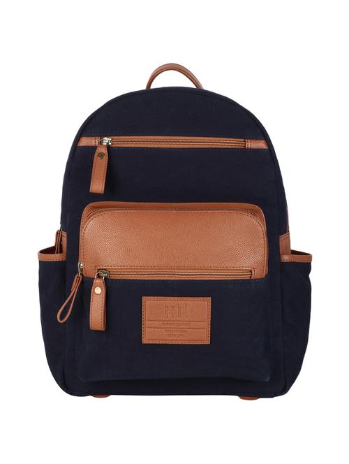 blue tan leather backpack - 16589083 - Standard Image - 1
