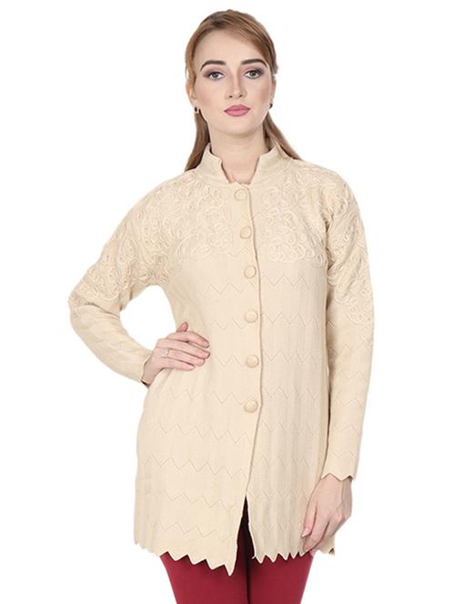 mandarin neck long sleeved cardigan - 16589091 - Very Small Image - 1