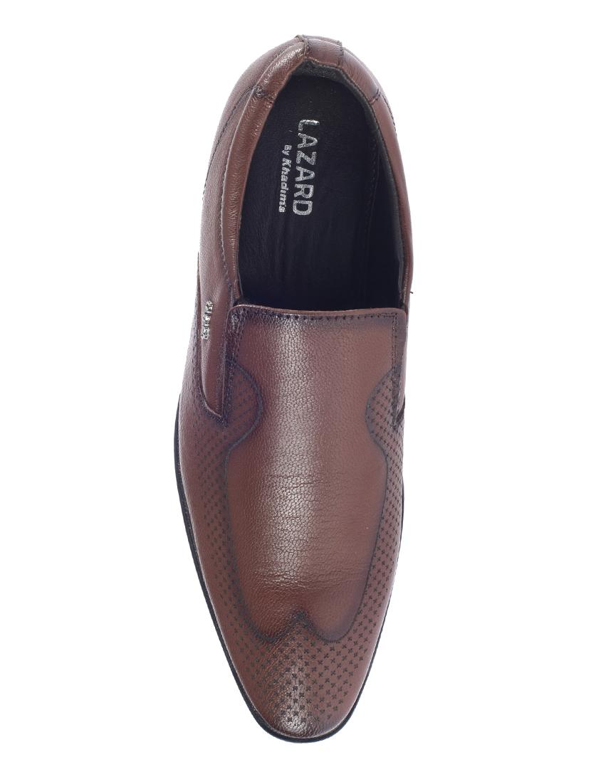 brown leather formal slip ons - 16589113 - Zoom Image - 4
