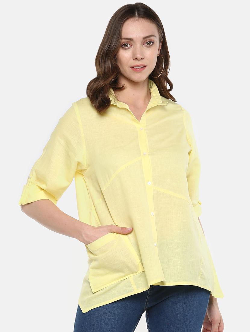pocket patch solid shirt - 16590712 - Zoom Image - 1