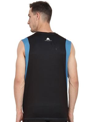black color block t-shirt - 16590777 - Standard Image - 3